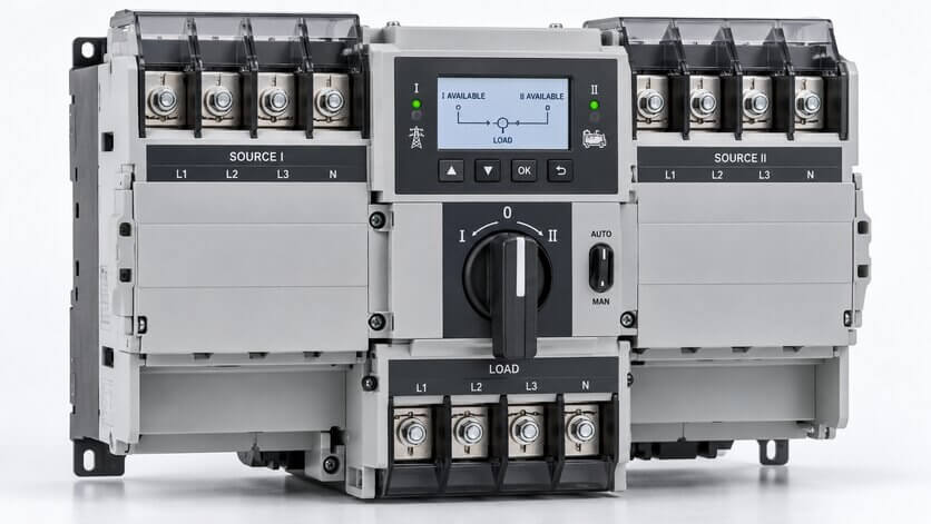 Conmutador de transferencia automática industrial
