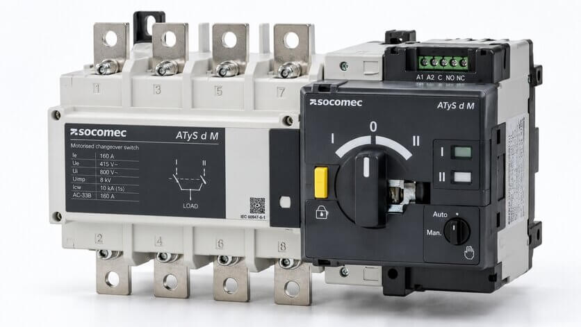 Interruptor de transferencia motorizado Socomec ATyS