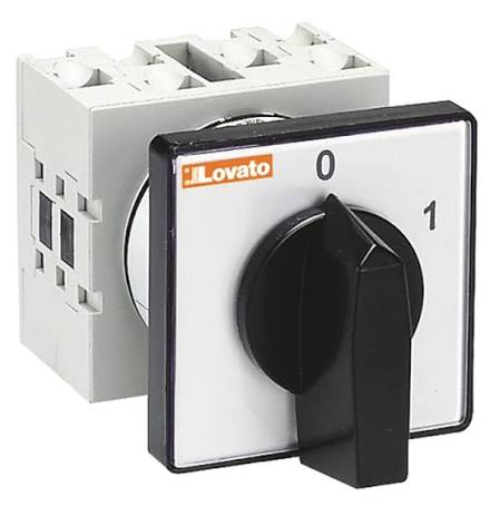 Transferencia y conmutación > Conmutadores manuales y rotativos Lovato, imagen de referencia