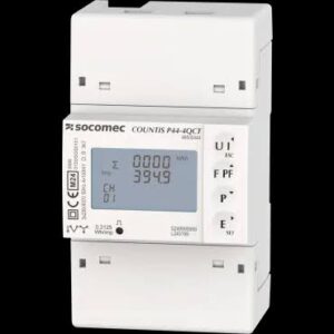 Contador de energía activa trifásico, directo hasta 80A, 230V - COUNTIS ATD - Socomec 4850 0300